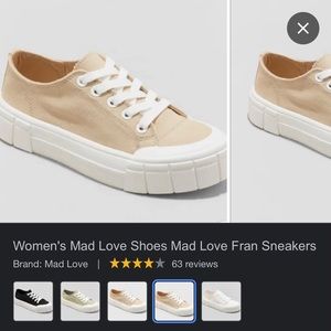 Mad Love Casual Beige Shoes